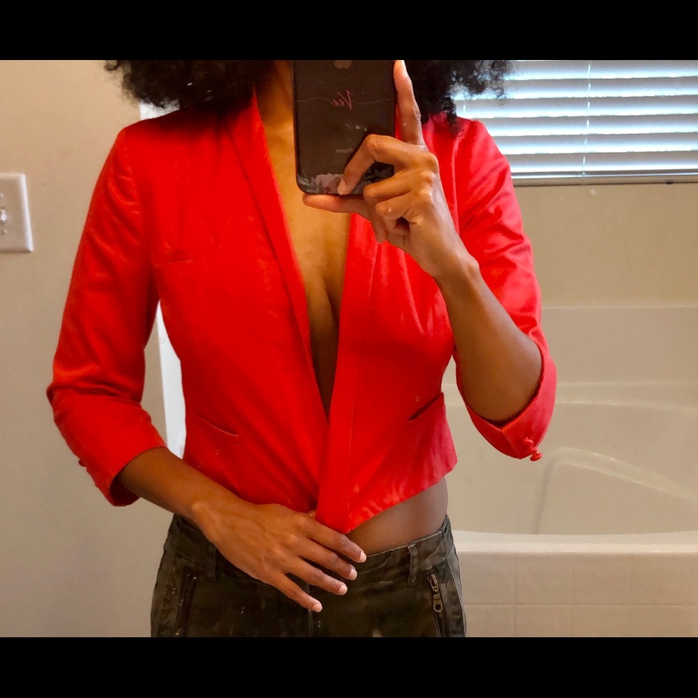 Forever 21 Orange Blazer
